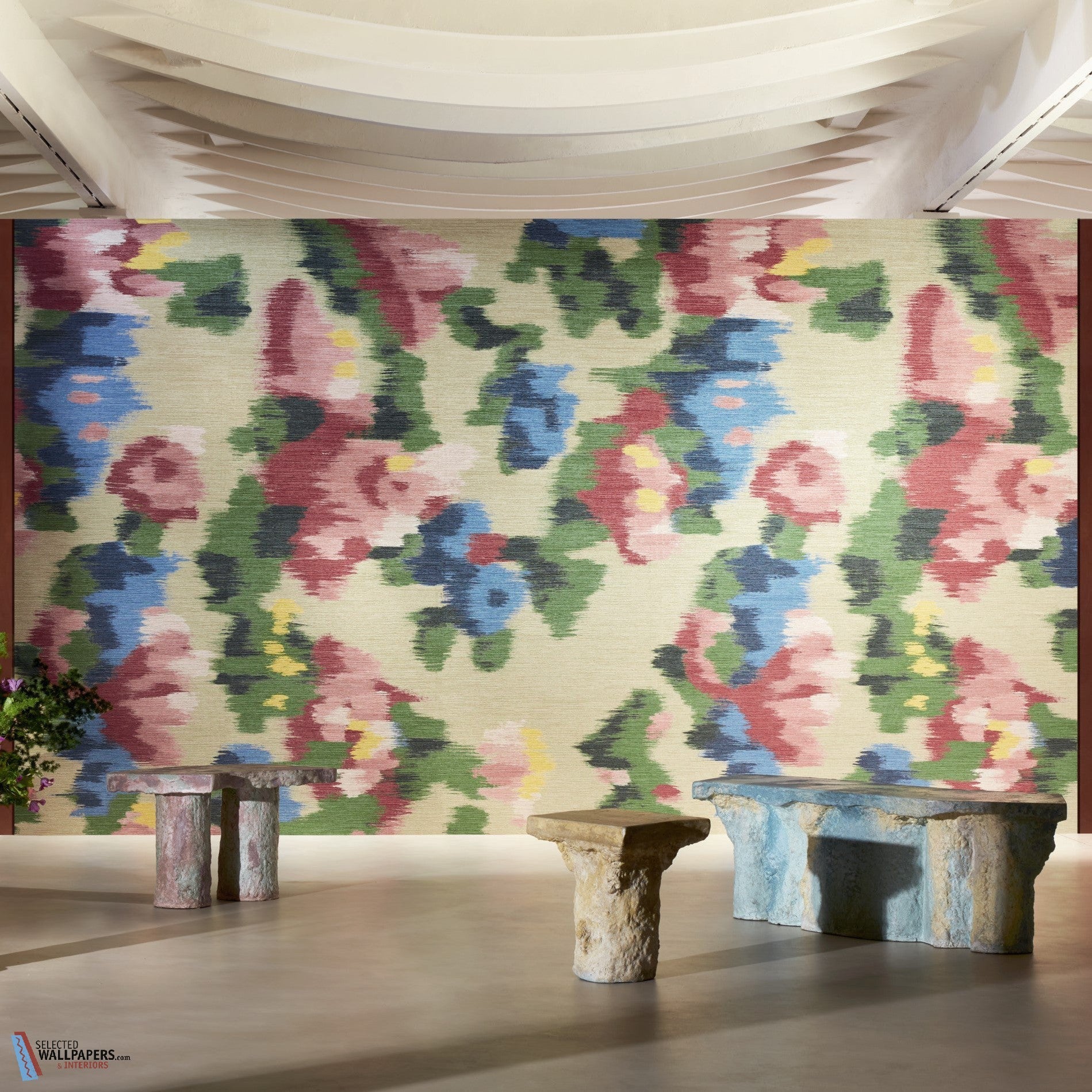 Abstract Floral Wallpaper Elitis Wallpaper Abstract Floral VP 981 Abstract Floral Wallpaper Elitis Wallpaper Abstract Floral VP 981