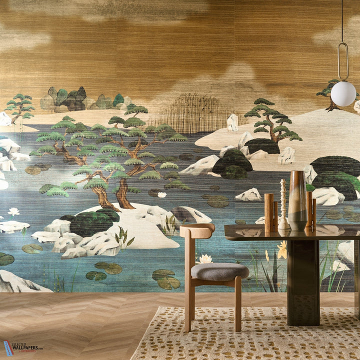 Adachi-Casamance-wallpaper-behang-Tapete-wallpaper-Mordore Marine-Set-Selected Wallpapers