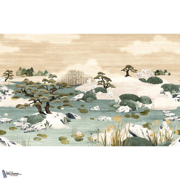 Adachi-Casamance-behang-Sable Opaline-Set-Selected Wallpapers