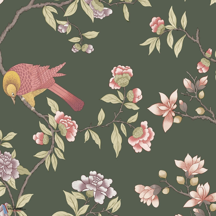Aderyn-Little Greene-wallpaper-behang-Tapete-wallpaper-Olive-Rol-Selected Wallpapers