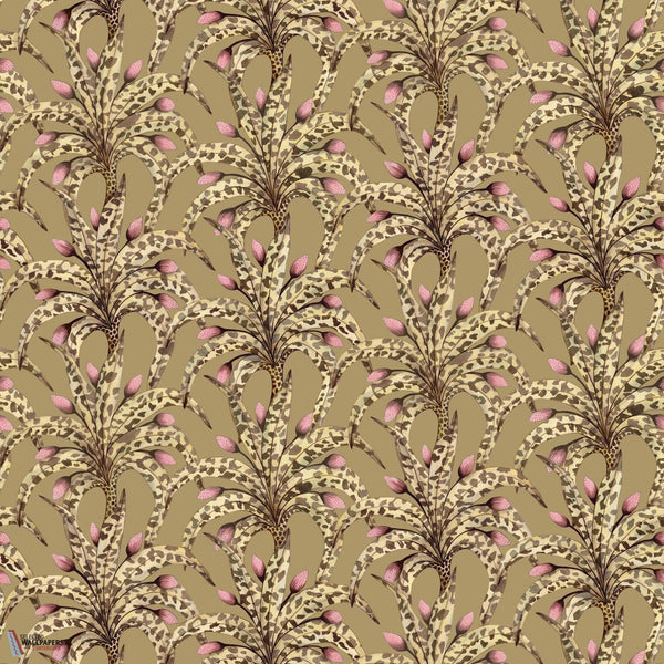 Afrika Damask wallpaper-Cole & Son-Safari & Blush-Roll-Selected Wallpapers-Interiors