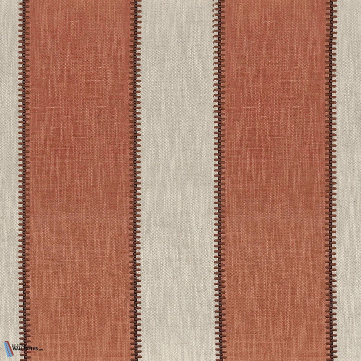 Agave stof-Casamance-Terracotta-Meter (M1)-Selected-Wallpapers-Interiors