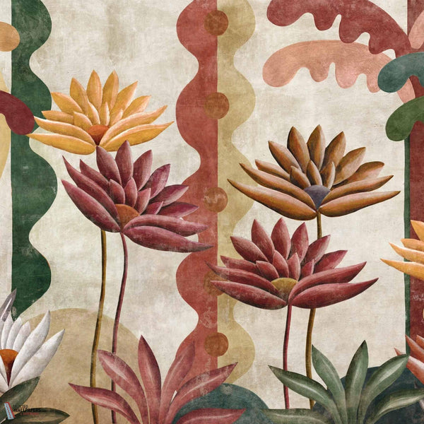 Ágaves wallpaper-Coordonne-Cereza-M2-Selected Wallpapers-Interiors