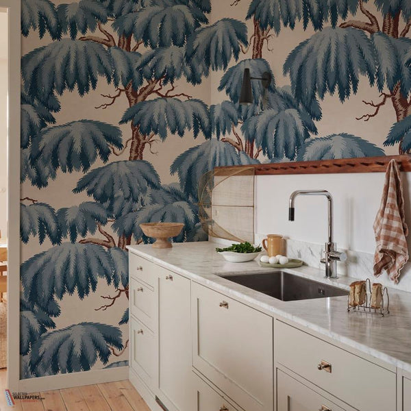 Alba Mural wallpaper-Sandberg-Selected Wallpapers-Interiors