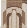 Alcoves Tapete-Casamance-Grege/Tabac-Set-Selected Wallpapers-Interiors