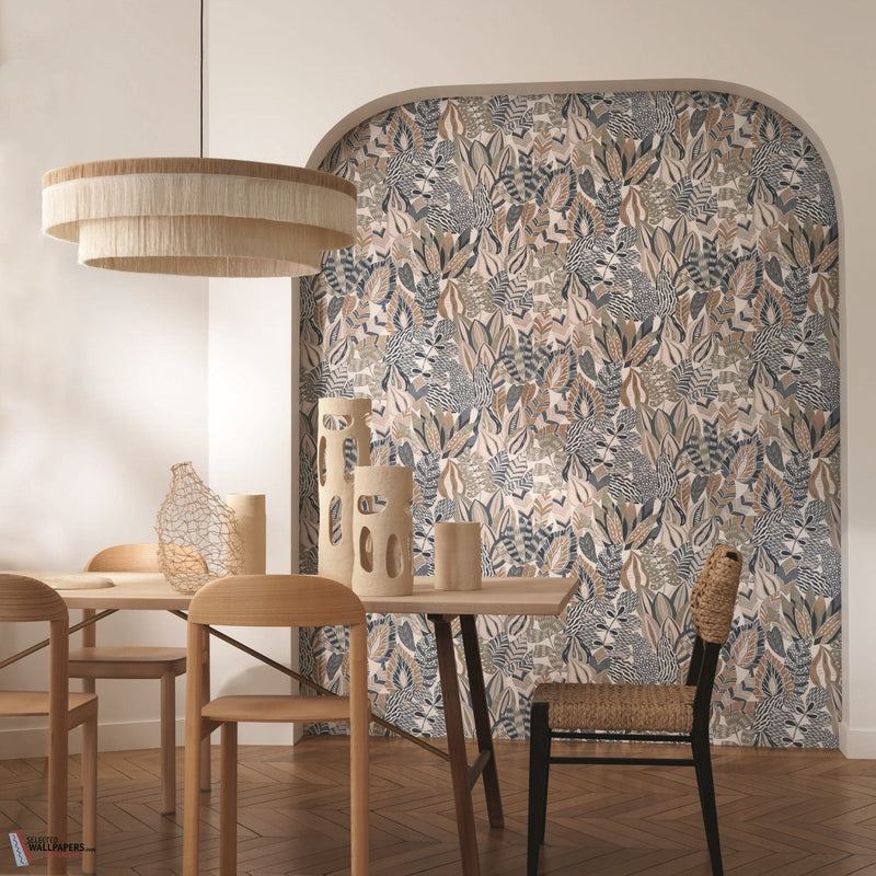 Alfabia Papier Peint-Casamance-Selected-Wallpapers-Interiors