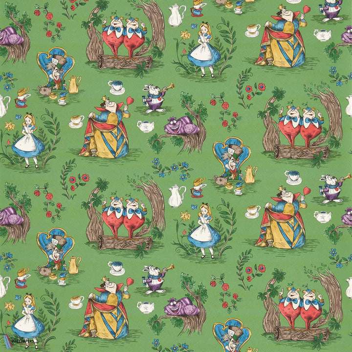 Alice In Wonderland-behang-Tapete-Sanderson-Gumball Green-Rol-217285-Selected Wallpapers