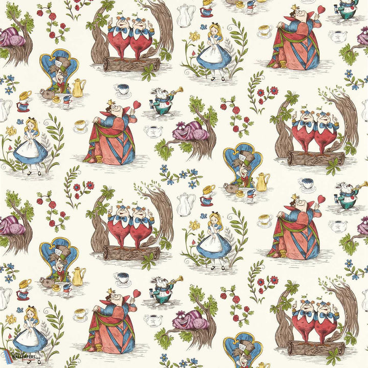 Alice In Wonderland-behang-Tapete-Sanderson-Hundreds & Thousands-Rol-217287-Selected Wallpapers
