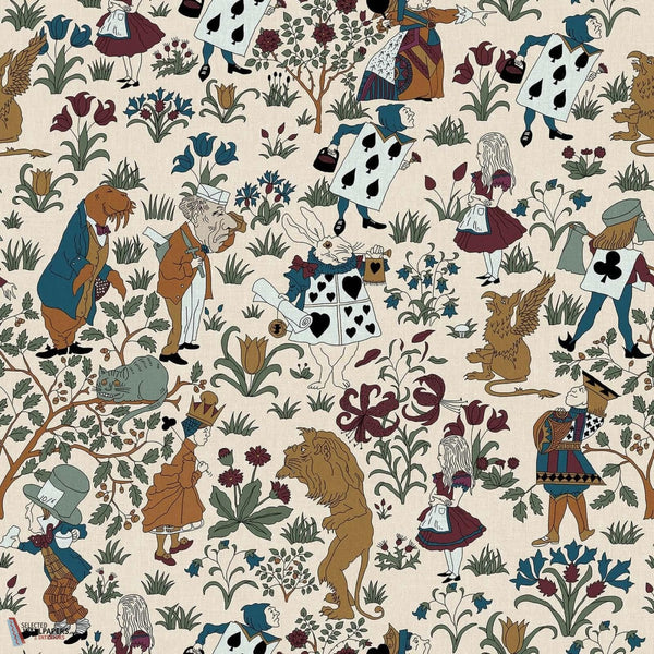 Alice in Wonderland behang-House of Hackney-Achillea-200 cm-Selected-Wallpapers-Interiors