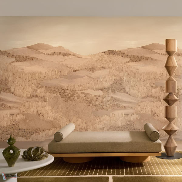 Almeria wallpaper-Casamance-Selected Wallpapers-Interiors