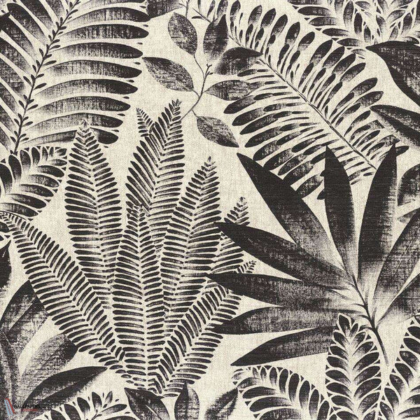 Aloë-behang-Casamance-Noir/Grege-Rol-75183886-Selected Wallpapers