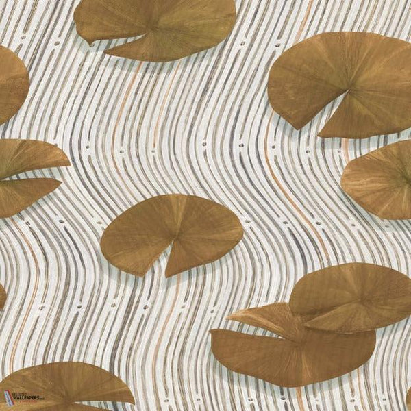Along The River behang-Les Dominotiers-Brown and terracotta-Rol-Selected Wallpapers-Interiors
