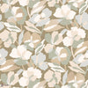 Amaryllis behang-Casamance-Sauge/Nacre-Rol-Selected-Wallpapers-Interiors