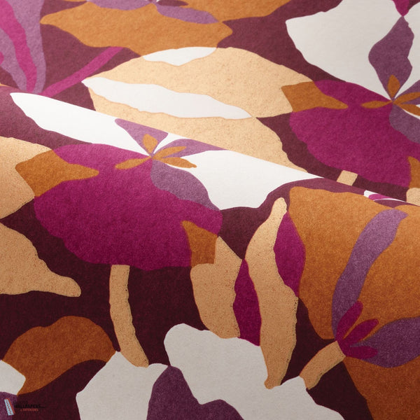 Amaryllis behang-Casamance-Selected-Wallpapers-Interiors