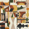 Amasigh Pottery behang-Coordonne-Leaves-Non Woven-Selected-Wallpapers-Interiors