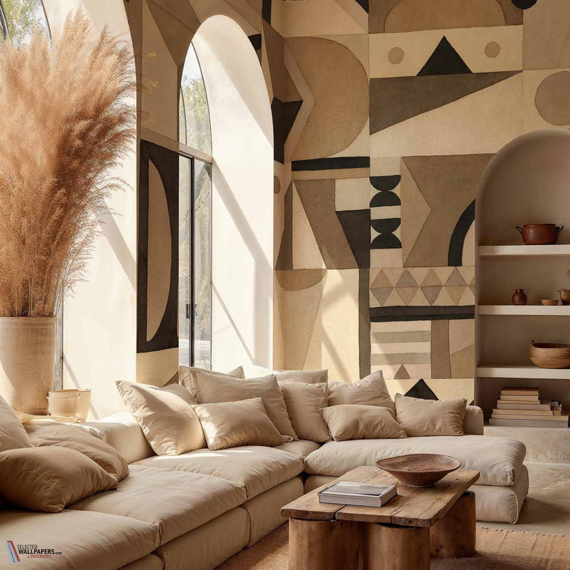 Amasigh Pottery behang-Coordonne-Selected-Wallpapers-Interiors