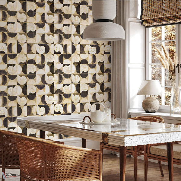 Ammonis behang-Les Dominotiers-Selected-Wallpapers-Interiors