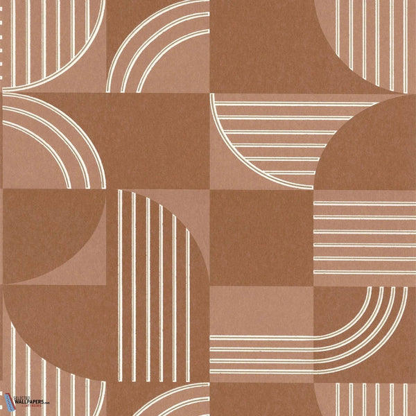 Années 30-Casamance-behang-Terracotta-Rol-Selected Wallpapers