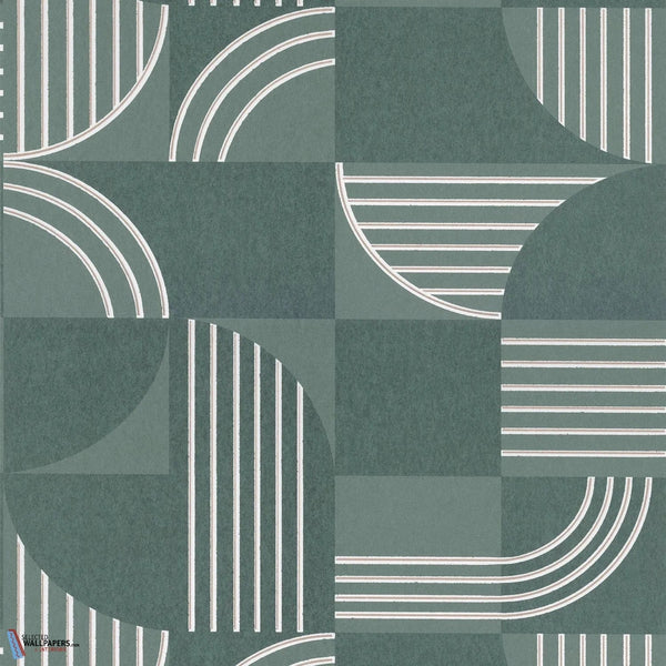 Années 30-Casamance-behang-Vert de Gris-Rol-Selected Wallpapers