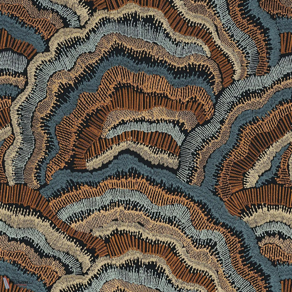 Annella stof-Casamance-Orage fauve-Meter (M1)-Selected Wallpapers-Interiors
