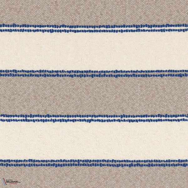 Apache stof-Casamance-Taupe blue-Meter (M1)-Selected Wallpapers-Interiors