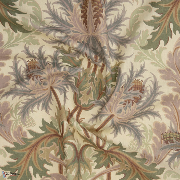 Aquifolia stof-House of Hackney-Ecru-Meter (M1)-Selected-Wallpapers-Interiors