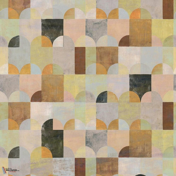 Arc Tapete-Masureel-Peach-Paneel A-260 cm-Selected Wallpapers-Interiors
