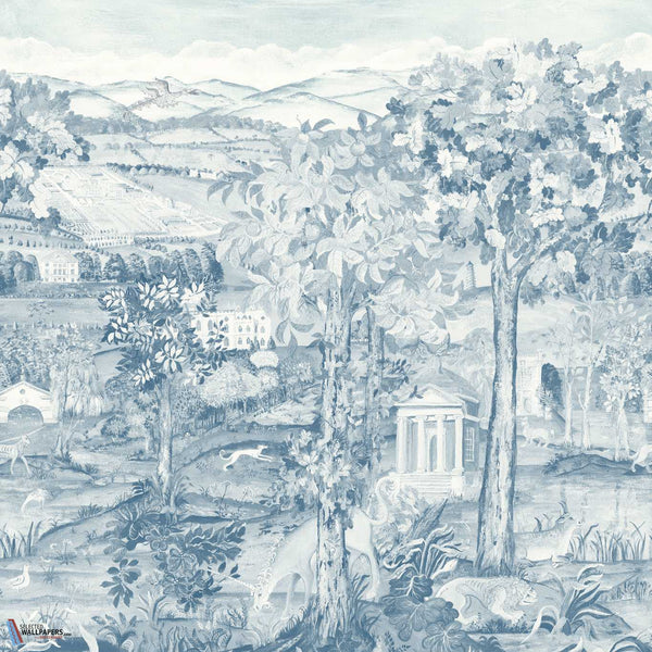 Arcadian Thames-behang-Zoffany-Wedgewood Blue-Set-313039-Selected Wallpapers