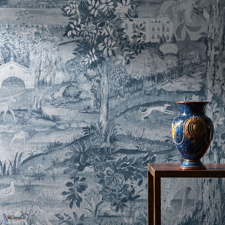 Arcadian Thames-behang-Tapete-Zoffany-Selected Wallpapers