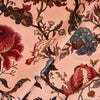 Artemis fabric-House of Hackney-Blush-Velours-Selected-Wallpapers-Interiors