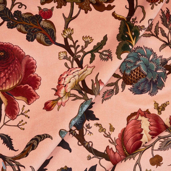 Artemis fabric-House of Hackney-Blush-Velours-Selected-Wallpapers-Interiors