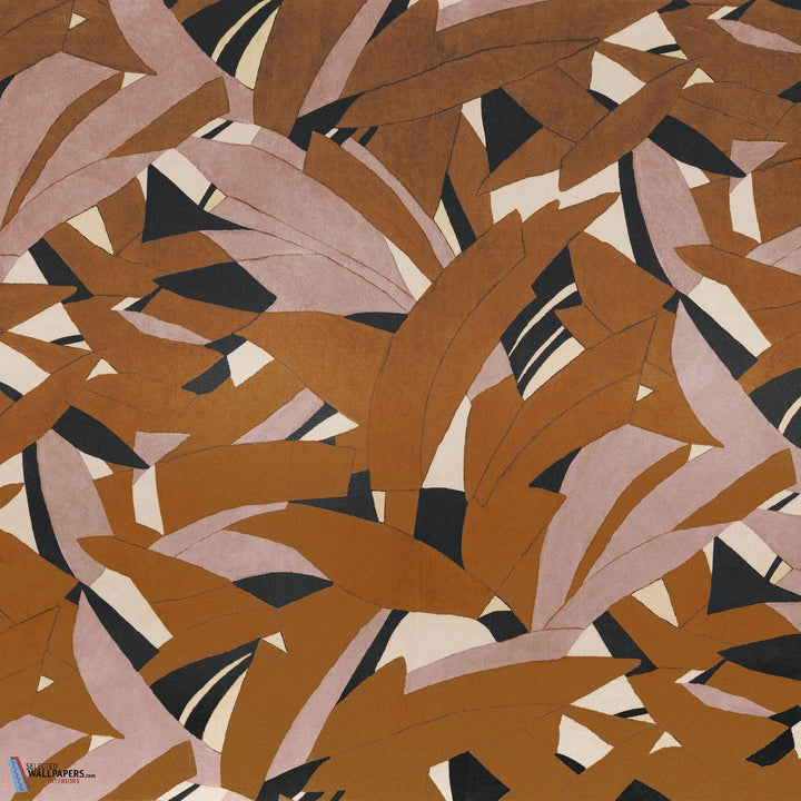 Astelia stof-Casamance-Kissen-Cushion-Terracotta-Meter (M1)-Selected Interiors
