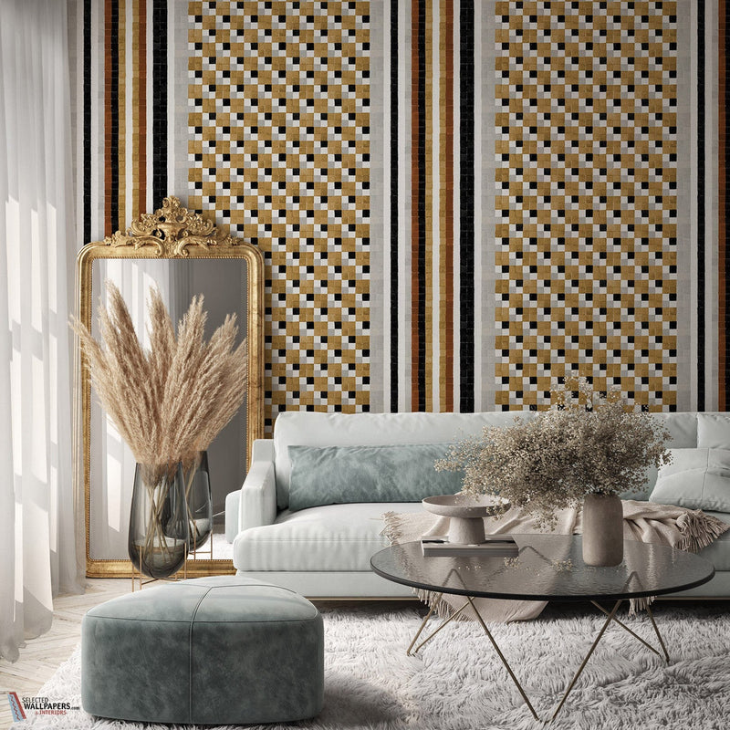 Athena wallpaper-Les Dominotiers-Selected-Wallpapers-Interiors