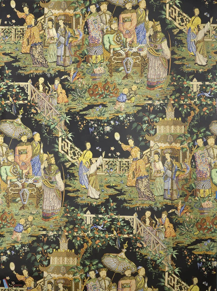 Au Palais Grand-Pierre Frey-wallpaper-behang-Tapete-wallpaper-Original-Meter (M1)-Selected Wallpapers
