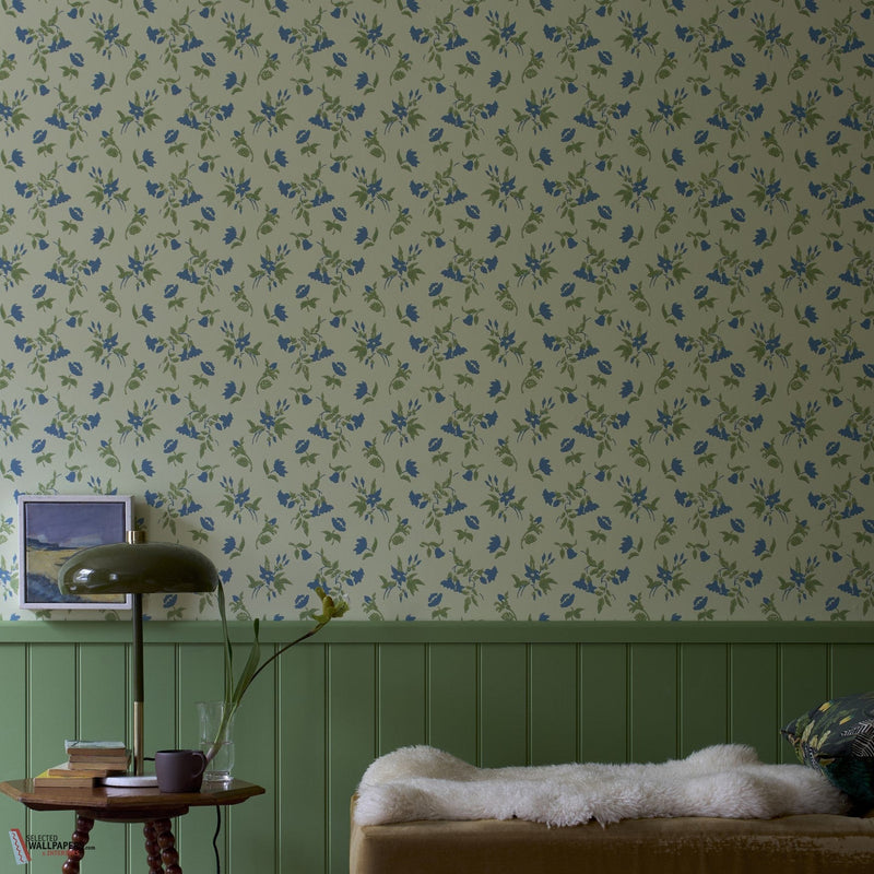 Auguste wallpaper-Farrow & Ball-Selected-Wallpapers-Interiors