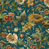 Avalon behang-House of Hackney-Petrol-200 cm-Selected-Wallpapers-Interiors