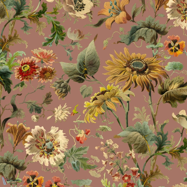 Avalon behang-House of Hackney-Puce Pink-200 cm-Selected-Wallpapers-Interiors