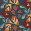 Ayana stof-Casamance-Celadon grenat-Meter (M1)-Selected Wallpapers-Interiors