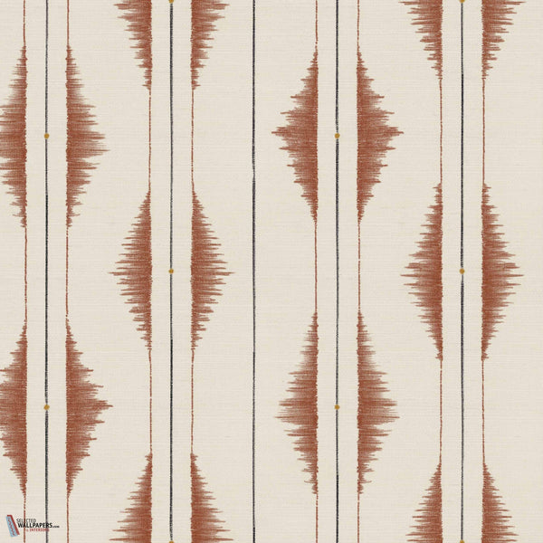 Azilal Embroidery behang-Coordonne-Clay-Rol-Selected-Wallpapers-Interiors