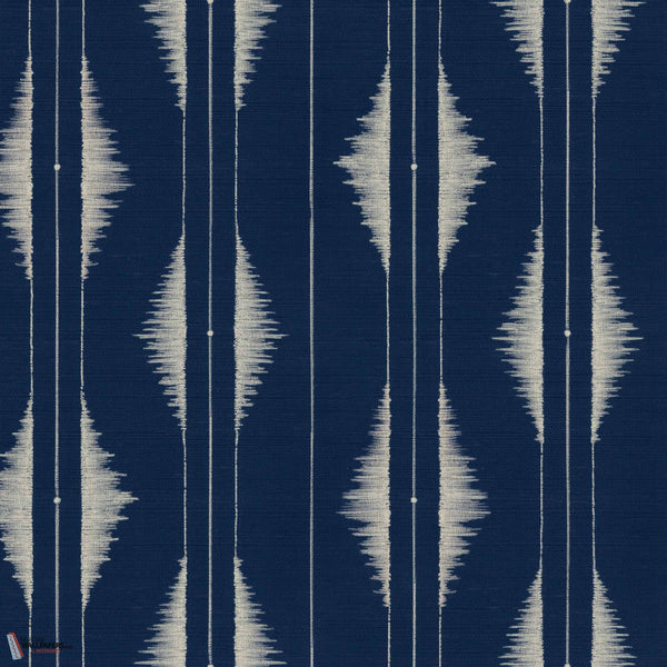 Azilal Embroidery behang-Coordonne-Ultramarine-Rol-Selected-Wallpapers-Interiors
