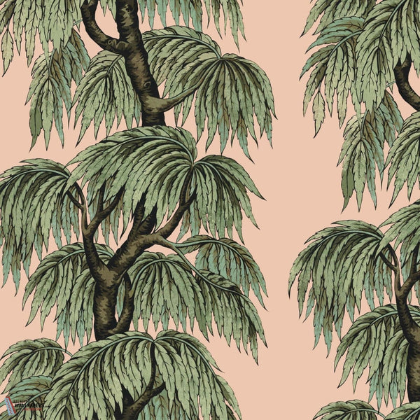 Babylon behang-House of Hackney-Blush / Willow-200 cm-Selected-Wallpapers-Interiors