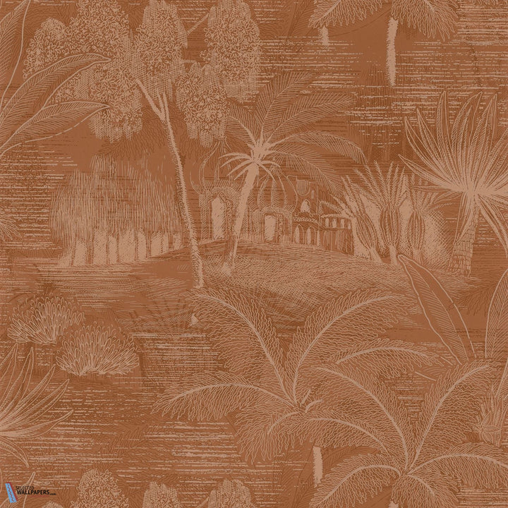 Baharia-behang-Tapete-Casamance-Terre de Sienne-Rol-76141216-Selected Wallpapers