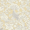 Balabina wallpaper-Cole & Son-White on yellow-Roll-Selected Wallpapers-Interiors