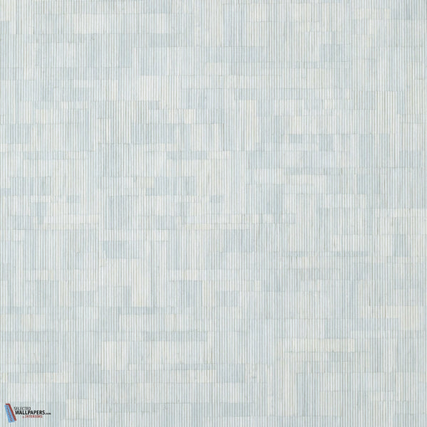 Bamboo Mosaic-Thibaut-behang-Soft Blue-Rol-Selected Wallpapers
