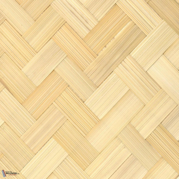 Bambou Petite Chevron behang-CMO Paris-Naturel-Paneel-Selected Wallpapers-Interiors