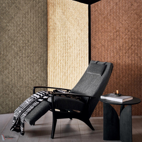 Bambou Petite Chevron behang-CMO Paris-Selected Wallpapers-Interiors