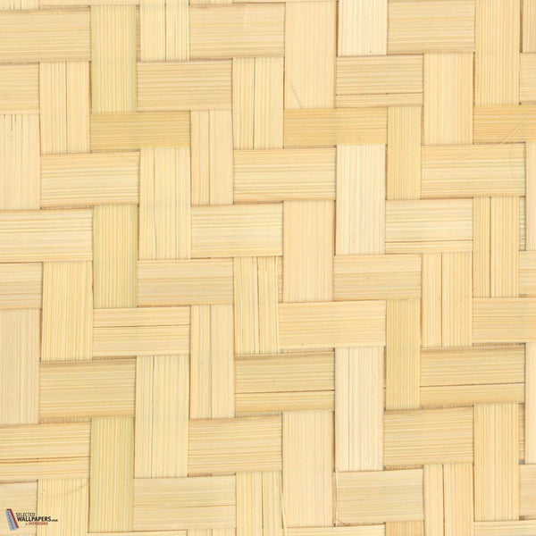 Bambou Twill Tapete-CMO Paris-Naturel-Paneel-Selected Wallpapers-Interiors