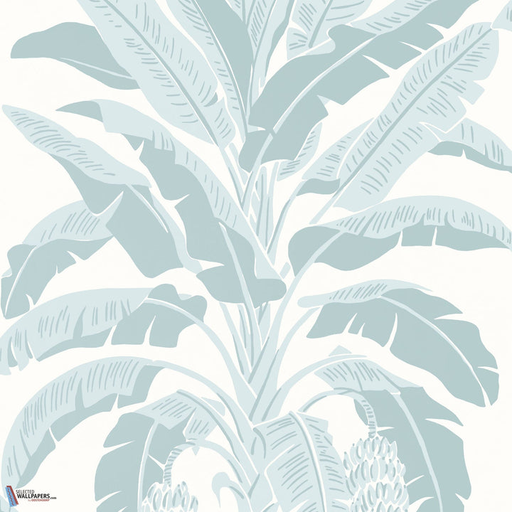 Banana Tree-Behang-Tapete-Thibaut-Spa Blue-Rol-T13916-Selected Wallpapers