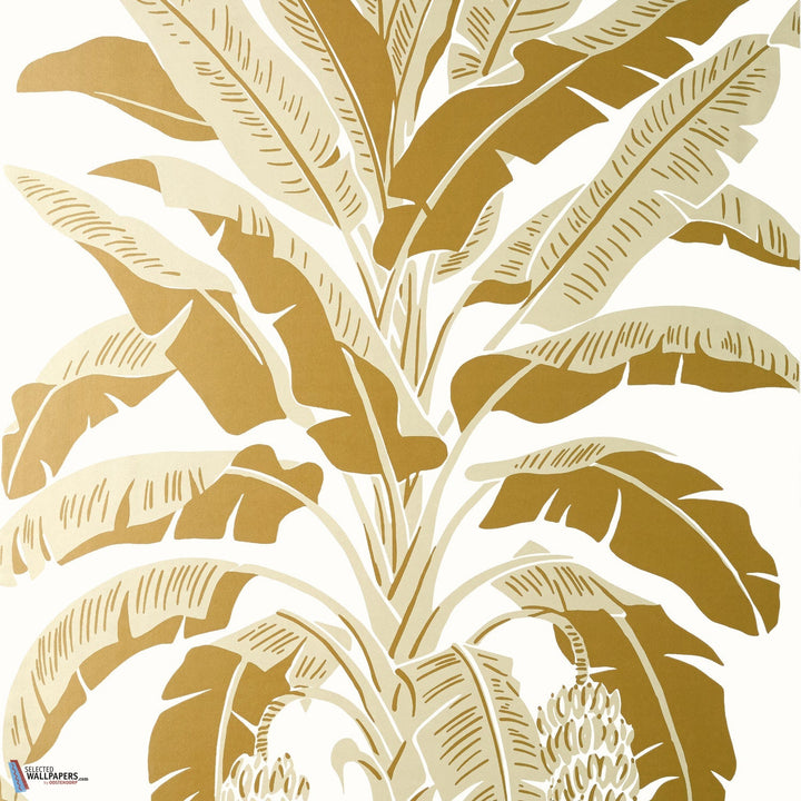 Banana Tree-Behang-Tapete-Thibaut-Metallic Gold-Rol-T13919-Selected Wallpapers