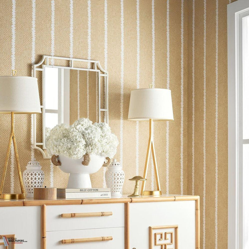 Barrier weave wallpaper by Thibaut